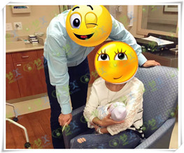 孕妈妈剖腹产6磅6盎司小公主 母女平安!